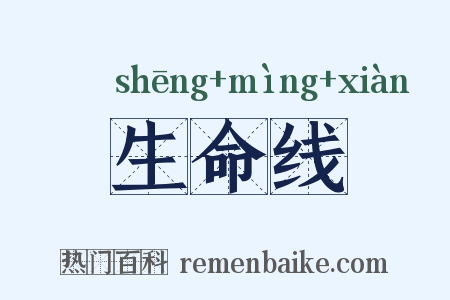生命线是什么意思的图片
